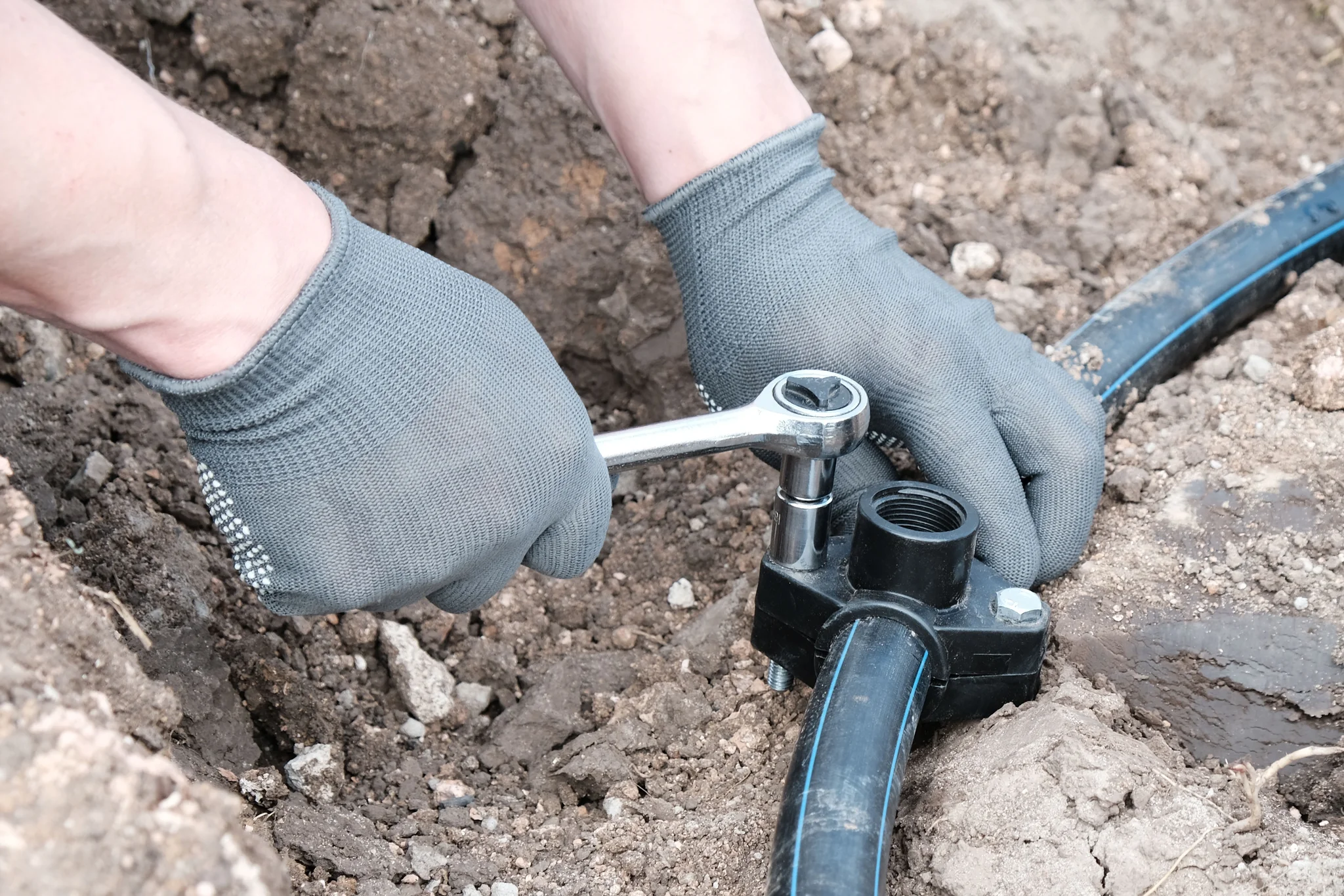 Sprinkler repair and irrigation system installation in Prosper TX residential lawn