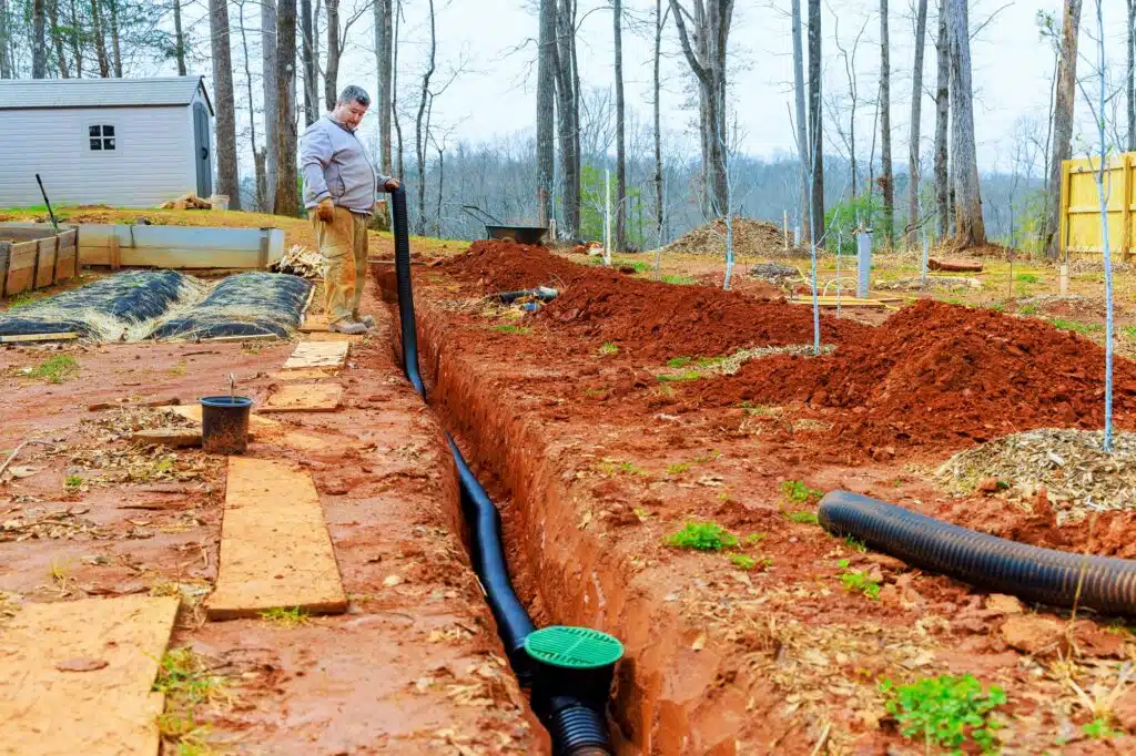 Professional drainage and sprinkler installation pottsboro tx